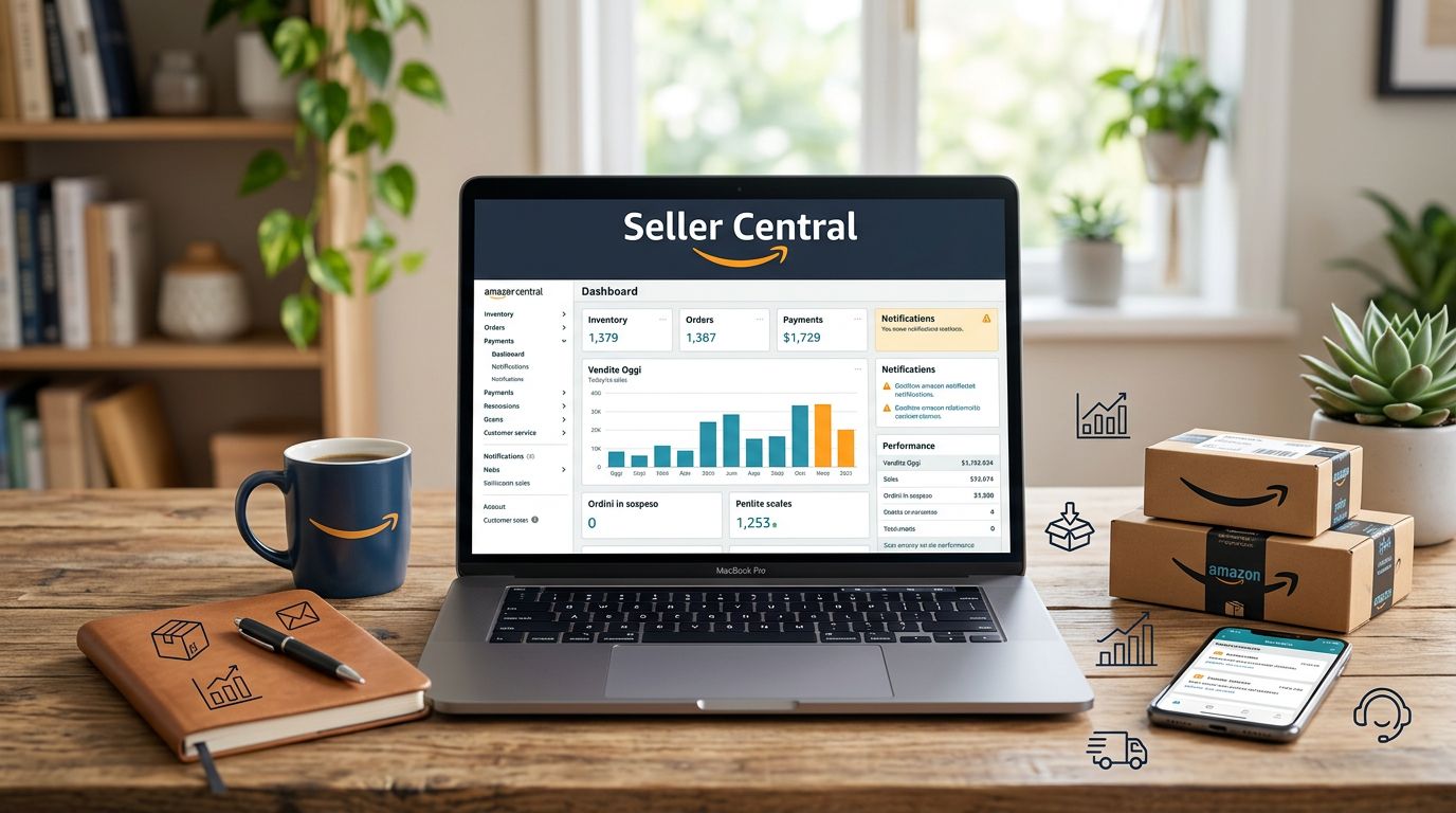 Gestione di Amazon Seller Central per la vendita online
