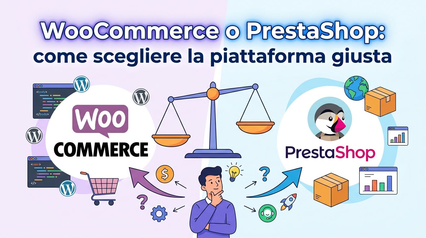 Confronto tra WooCommerce e PrestaShop per e-commerce